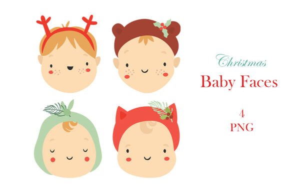 Christmas Baby Face Illustrations Review