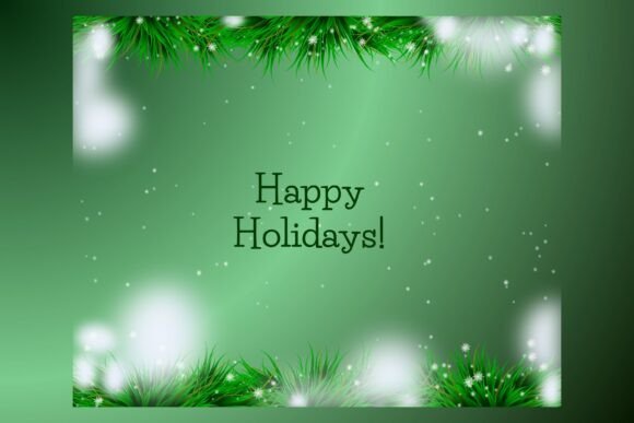 Christmas Frame Background: Festive Illustrations
