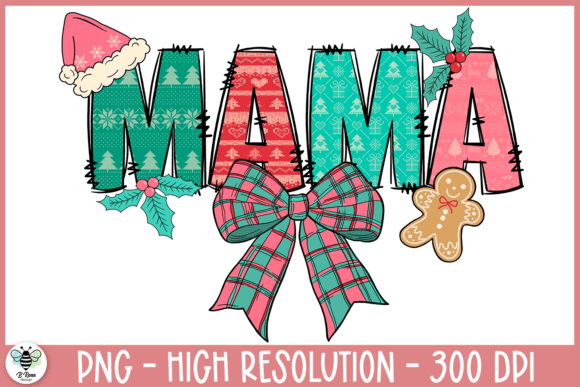 Christmas Mama Sublimation: Illustrations Review