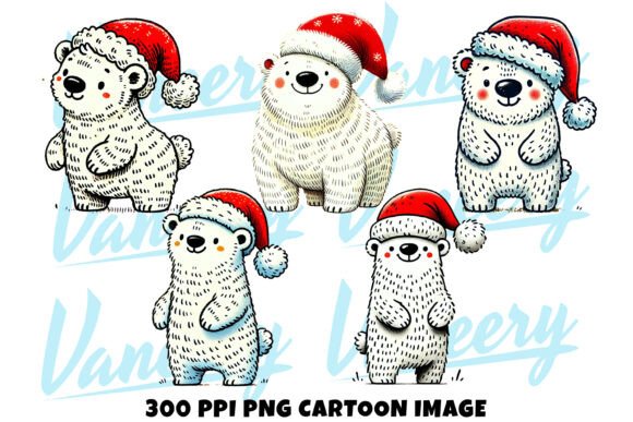 Christmas Polar Bear Cartoon Illustrations Review