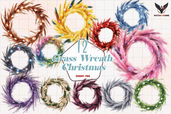 Grass Wreath Christmas Clipart PNG: A Crafter’s Review