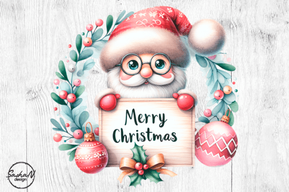 Merry Christmas Sublimation, Santa Png: Illustrations Review