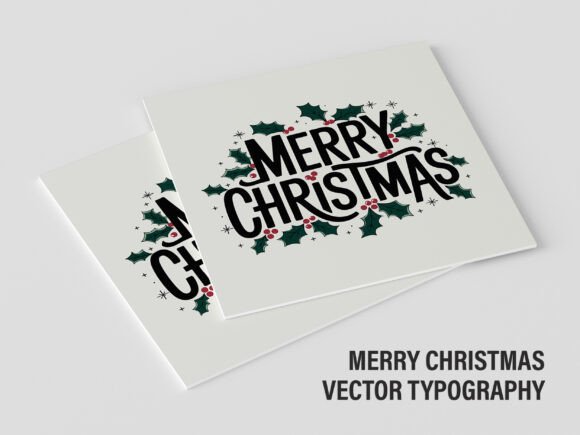 Merry Christmas Vector Typography V2 02 Review