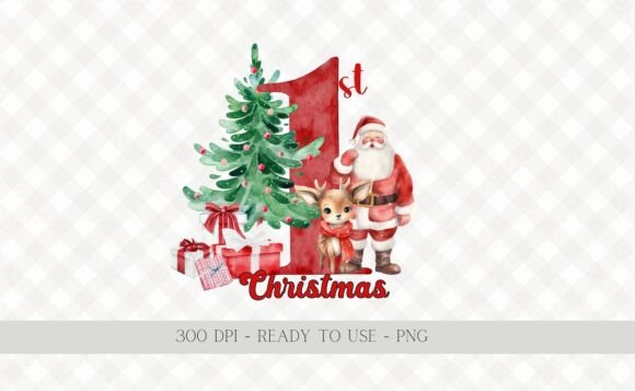 Reviewing Baby’s 1st Christmas Santa PNG for Embroidery