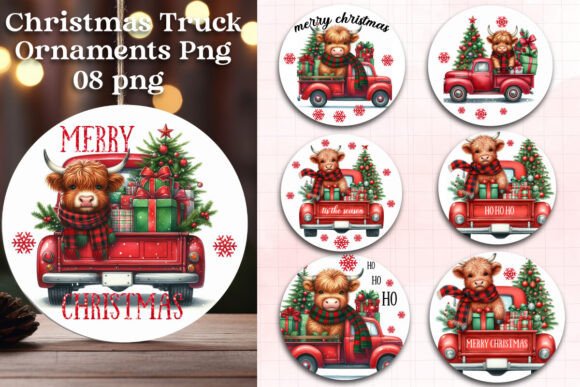 Reviewing the Christmas Truck Ornaments Png for Stitching