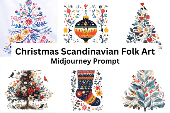 Scandinavian Christmas Illustrations Review
