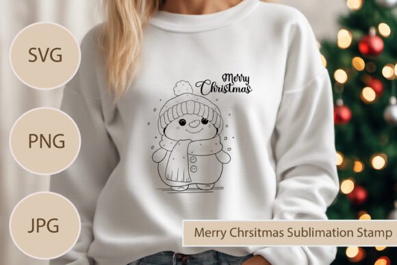 Snowman Merry Christmas Sublimation: Illustrations Review